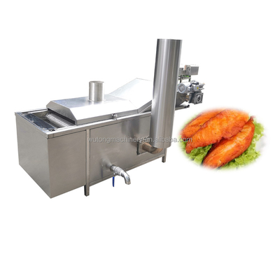 Chips Machine Small Automatic Continuous Fryer for French Fries Chicken Continuous Deep Fryer Machine